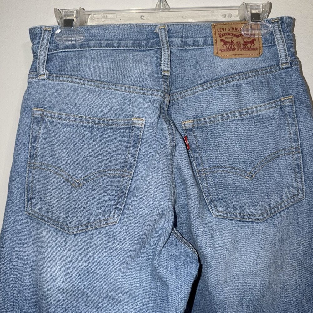 Levis Jeans Women's '94 Baggy Distressed High Waist‎ Wide Leg Ripped Size 27 - Picture 5 of 10